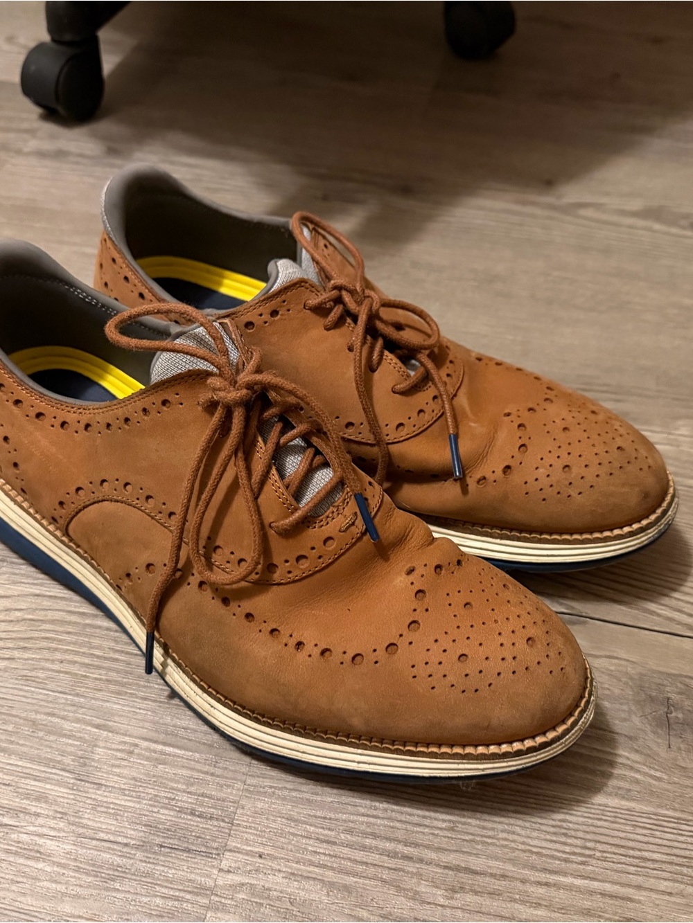 Cole Haan Chestnut Brown Wingtip Brogues
